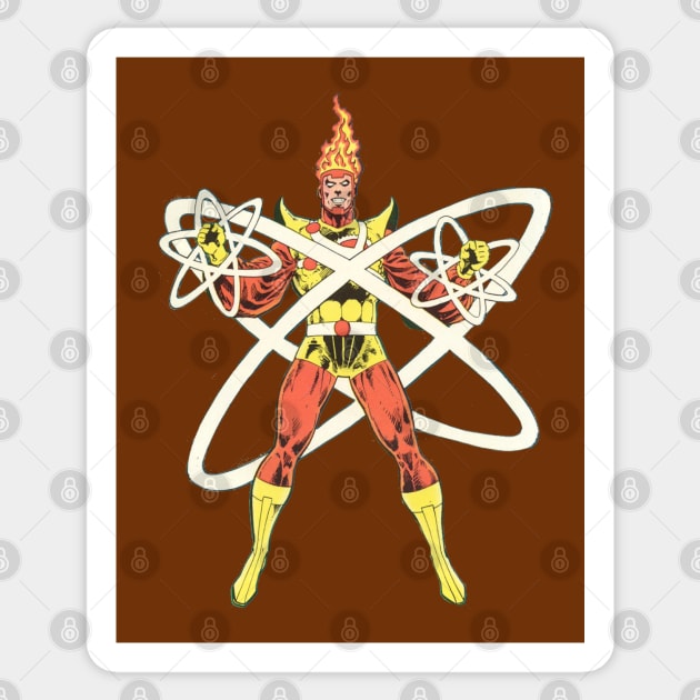 Firestorm Sticker by GeekGiftGallery